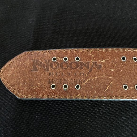 Nocona Real Fur Western Belt Size XL - Picture 8 of 13